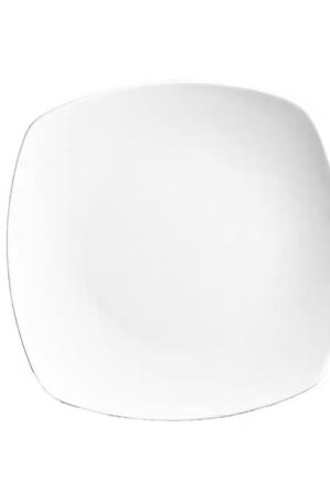 ASSIETTE PLATE PRISMA 25CM BLANCHE KUTAYHA PRZ25DU00 X 12