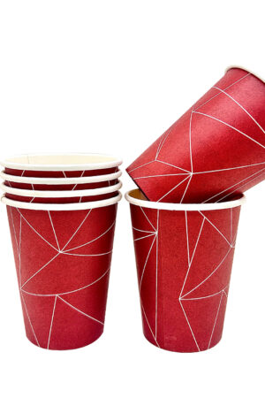 50 GOBELETS PAPIER 20CL ROUGE/VERT/NOIR/JAUNE/BLEU X 72