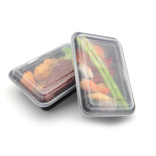 BOITE RECTANGULAIRE NOIRE 950ML
