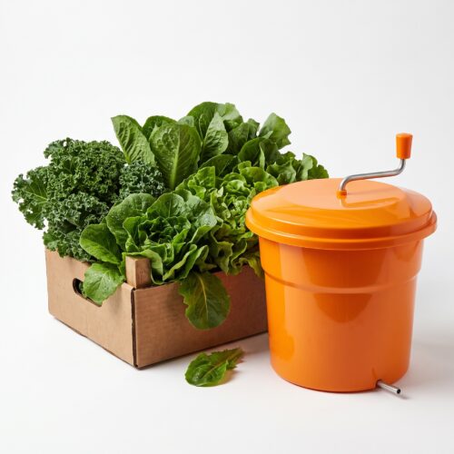 Essoreuse à salade professionnelle 25L Manuelle Grande Capacité