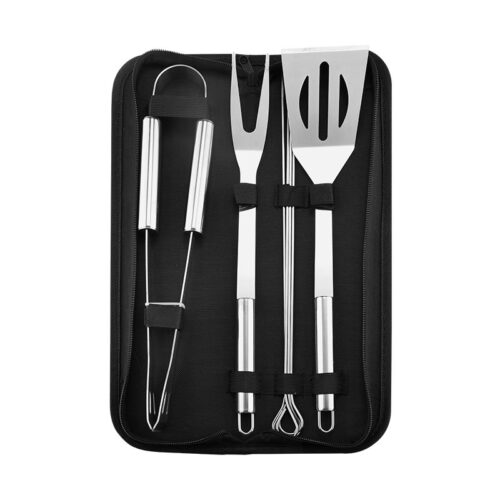 Kit ustensiles barbecue inox Professionnel (Grillades & Traiteur)