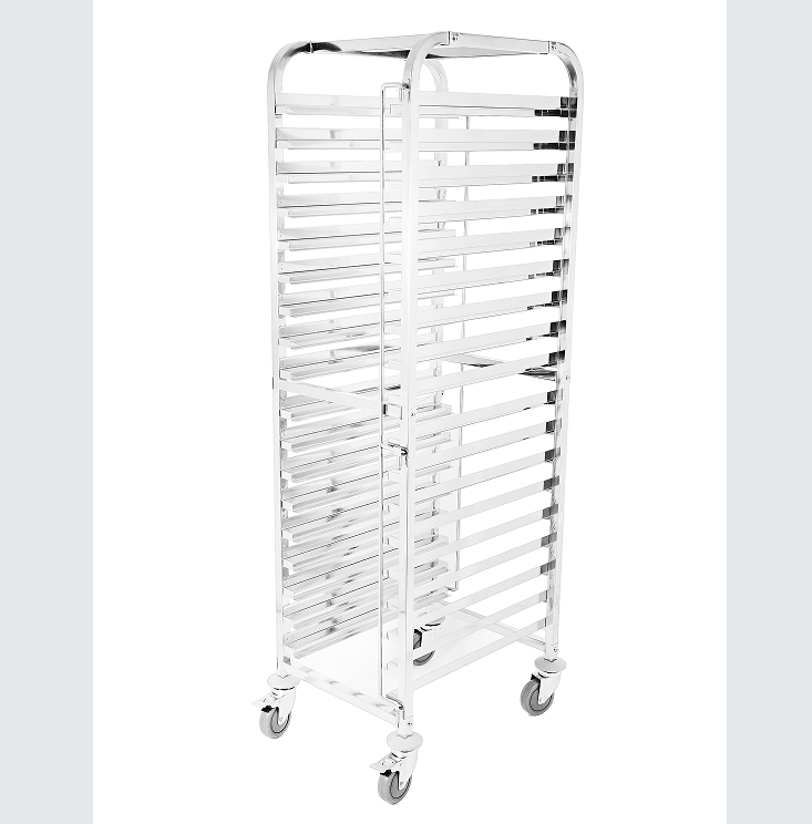 Chariot inox 15 niveaux Professionnel (Pâtissier 600x400 mm)